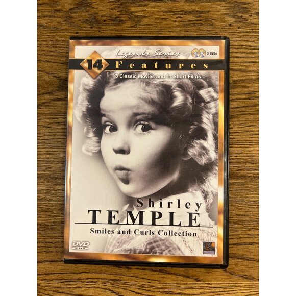 Shirley Temple Smiles & Curls Collection 3 Classic Movies & 11 Short Film DVDs - Picture 1 of 4